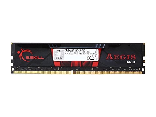 رم دسکتاپ DDR4 تک کاناله 3200 مگاهرتز CL16 جی اسکیل مدل AEGIS ظرفیت 16 گیگابایت